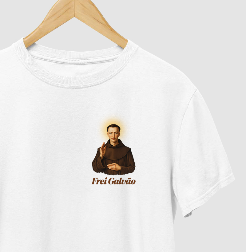 Camiseta Frei Galvão (Estampa de Bolso)