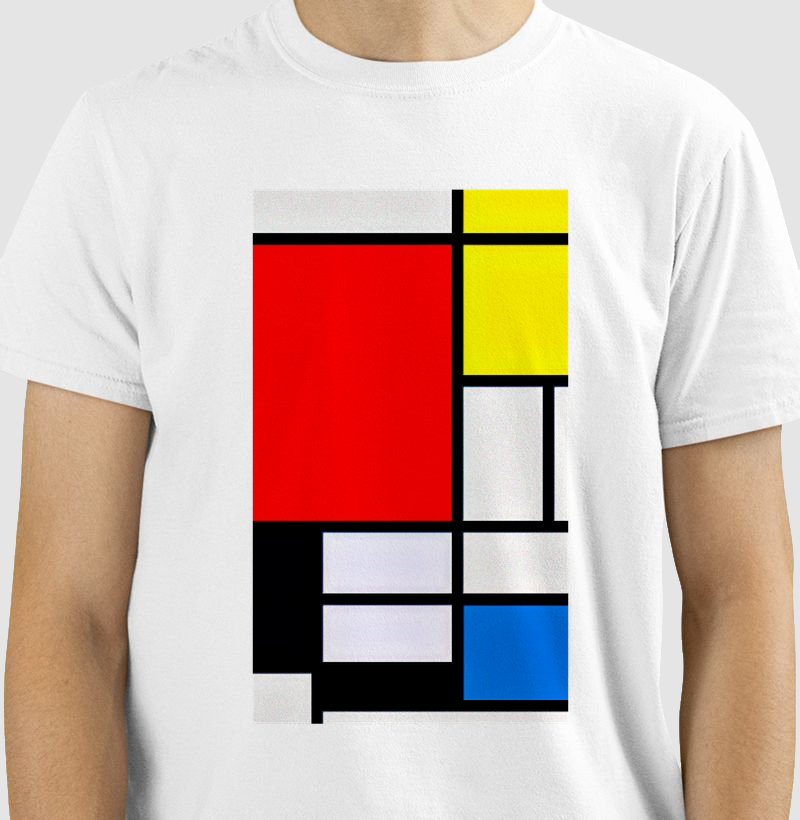 Arte Abstrata Mondrian VH