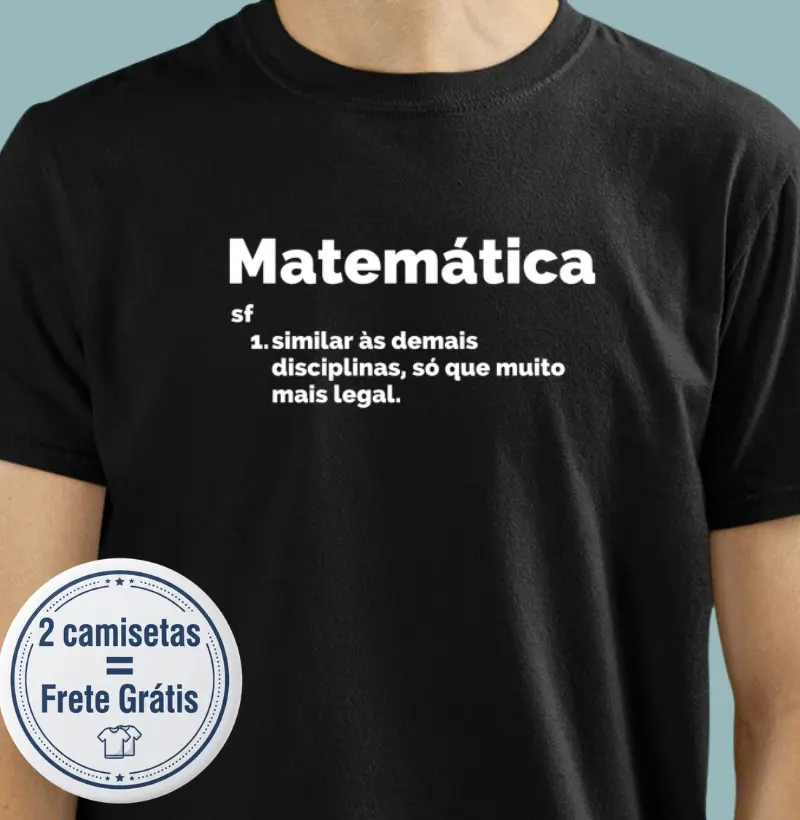 Camiseta Premium Matemática