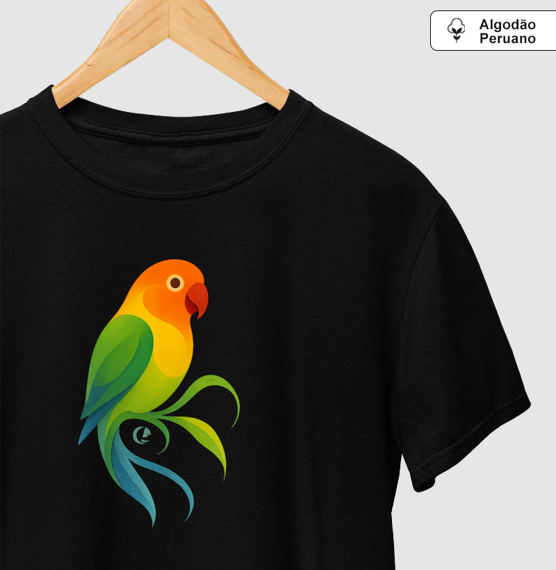 Camiseta Algodão Peruano Agapórnis - Movimento