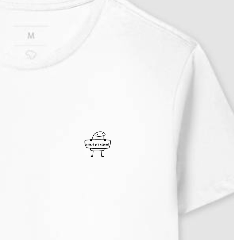 Práxis Camiseta Flork Bolso - sim, é pra copiar -