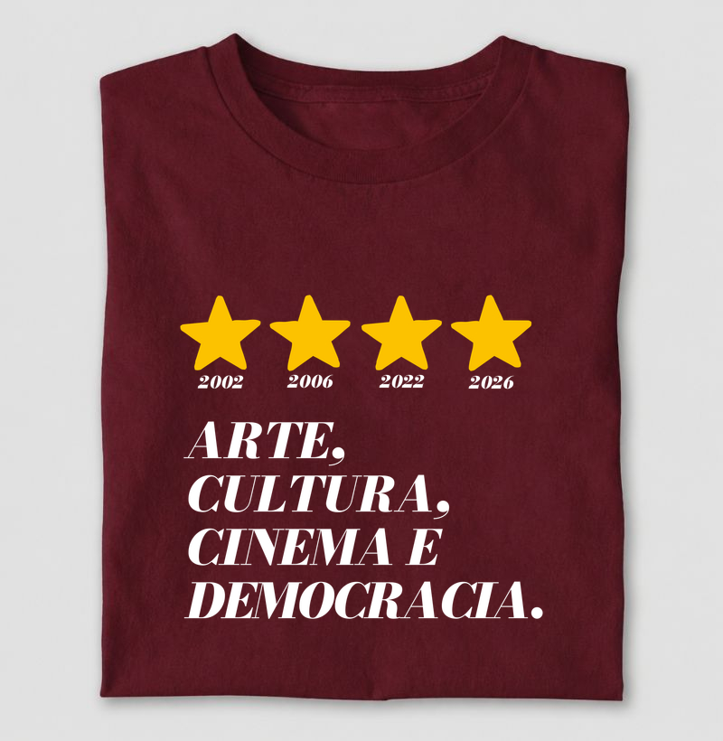 Camiseta Gráfico é Tetra! (coleção Virada do Cinema Nacional)