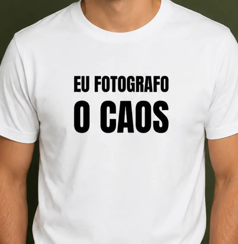 Eu fotografo o caos