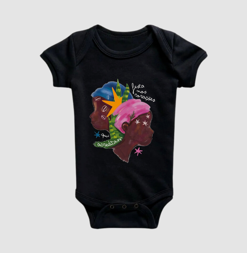 Cosme & Damião - Mini - by Lívia Anzai - Body Infantil