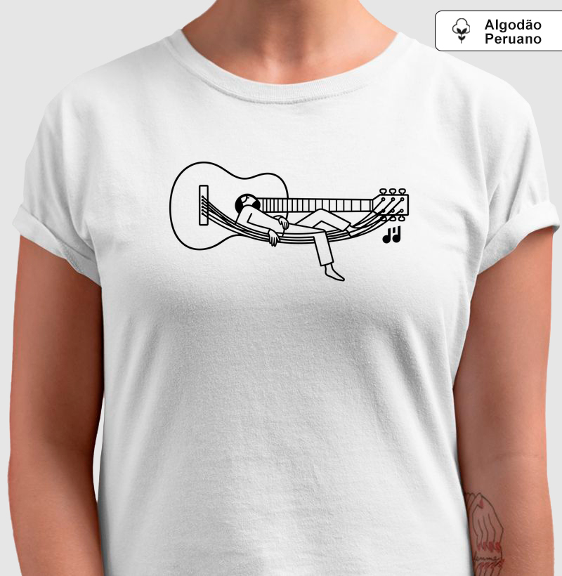 Deitado nas Cordas - Camiseta Algodão Peruano