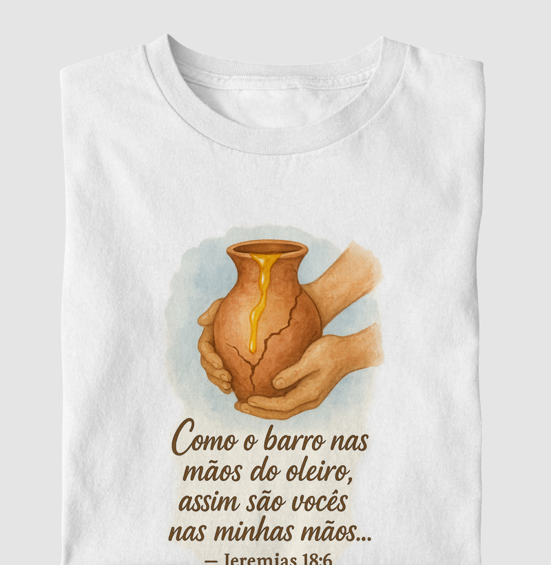 Como barro na mão do oleiro assim são vocês em minhas mãos