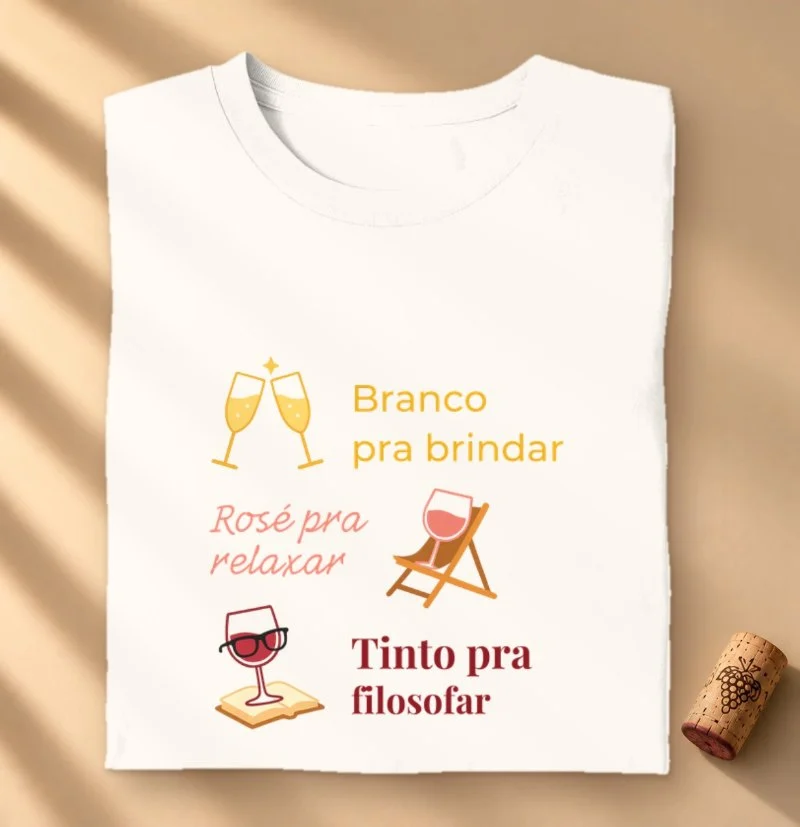 Camiseta Vinho - Mood do Dia