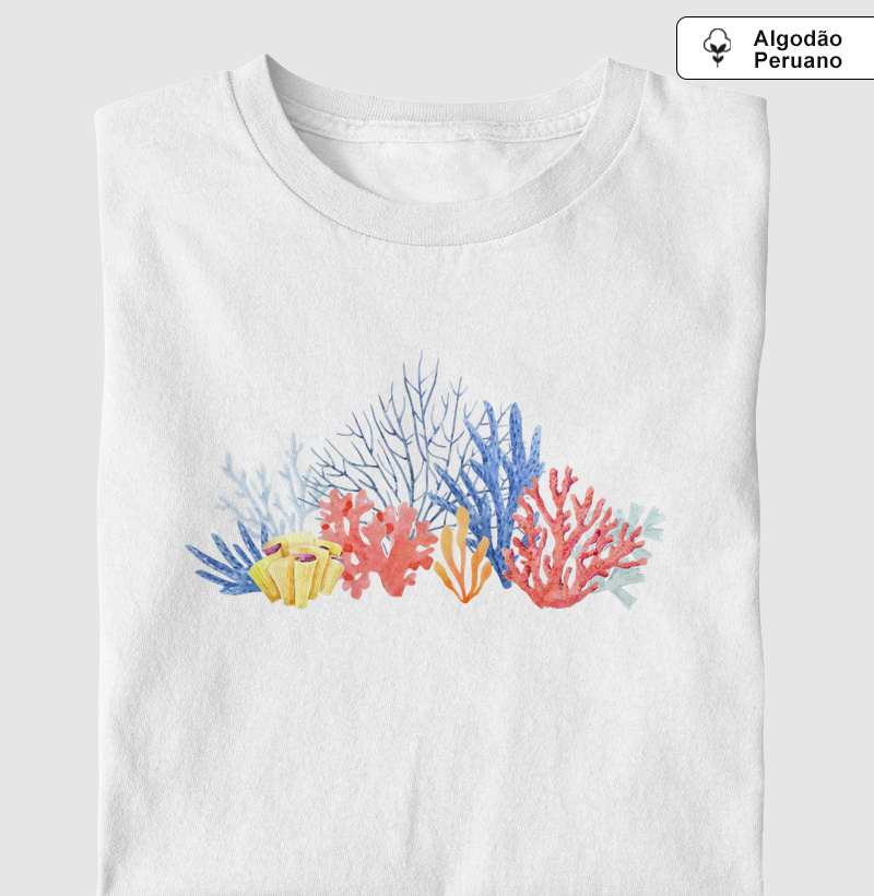 Coral Reef - Camiseta Algodão Peruano