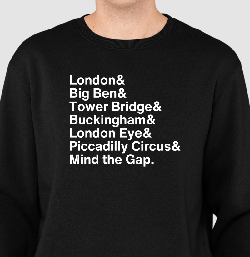 London - Suéter Moletom