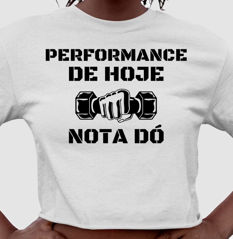 Performance de hoje, noda dó