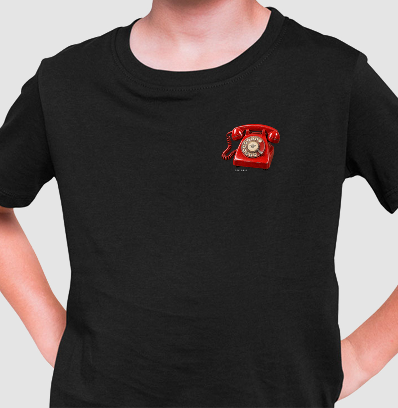 Telefine Retrô - Camiseta Infantil