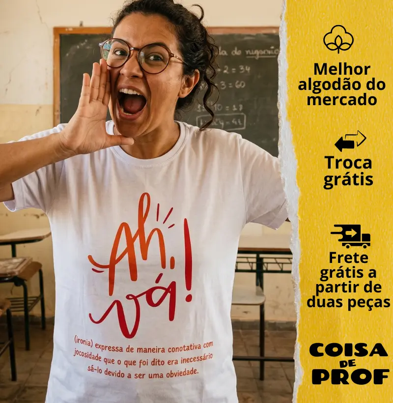 Camiseta Verbete Ah Vá