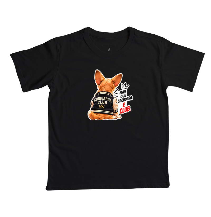 Mais que cachorro, é club. - Camiseta Infantil