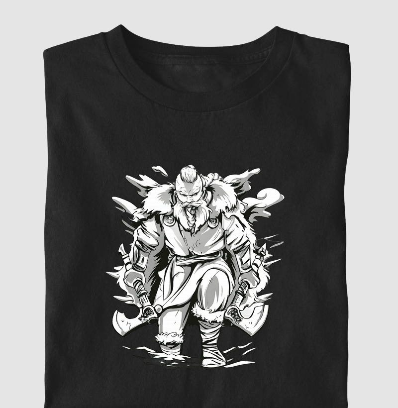 Guerreiro Viking das Neves: Força e Tradição