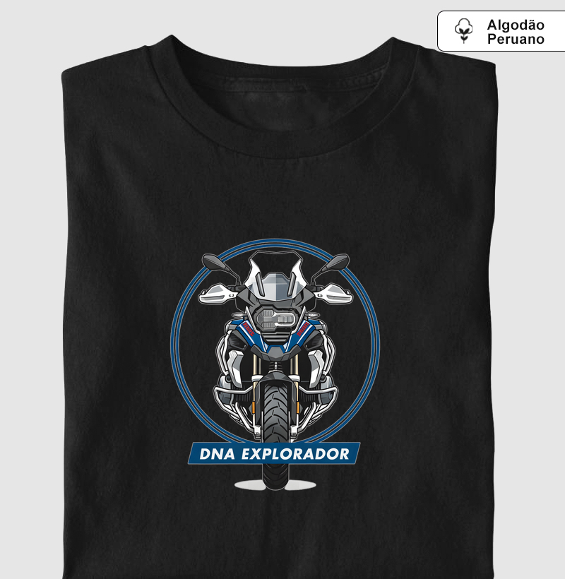 DNA EXPLORADOR - Camiseta Algodão Peruano