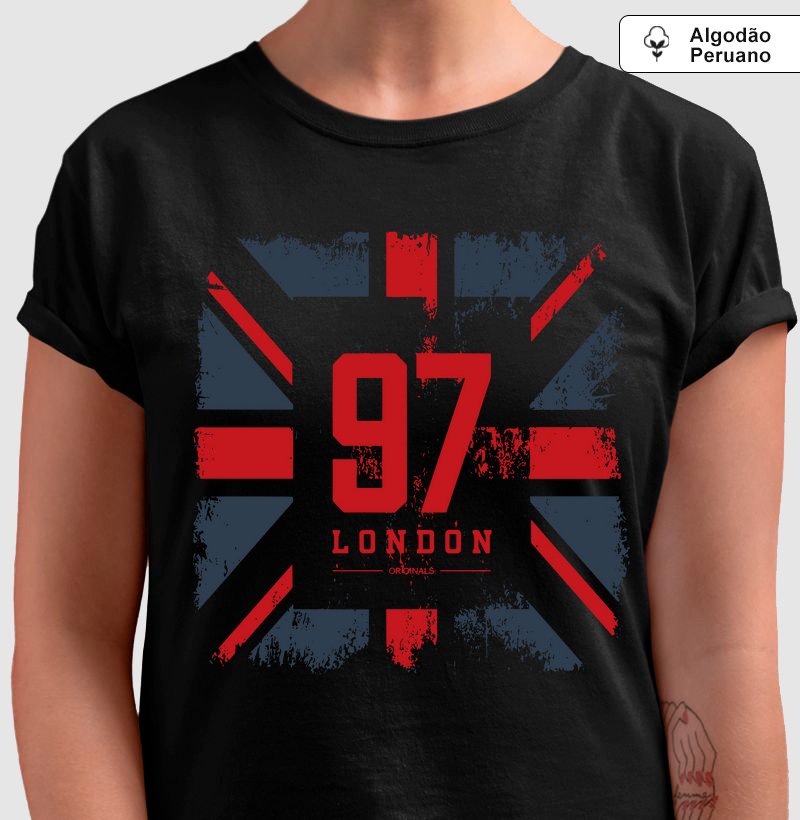 Camiseta Algodão Peruana - London