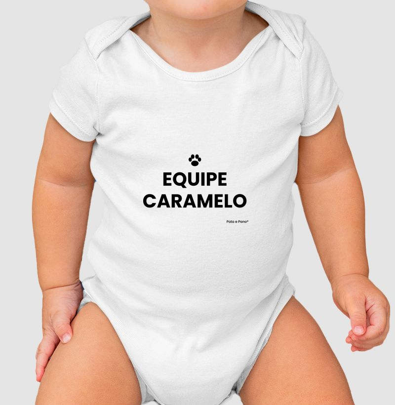 BODY BEBÊ EQUIPE CARAMELO - Body Infantil