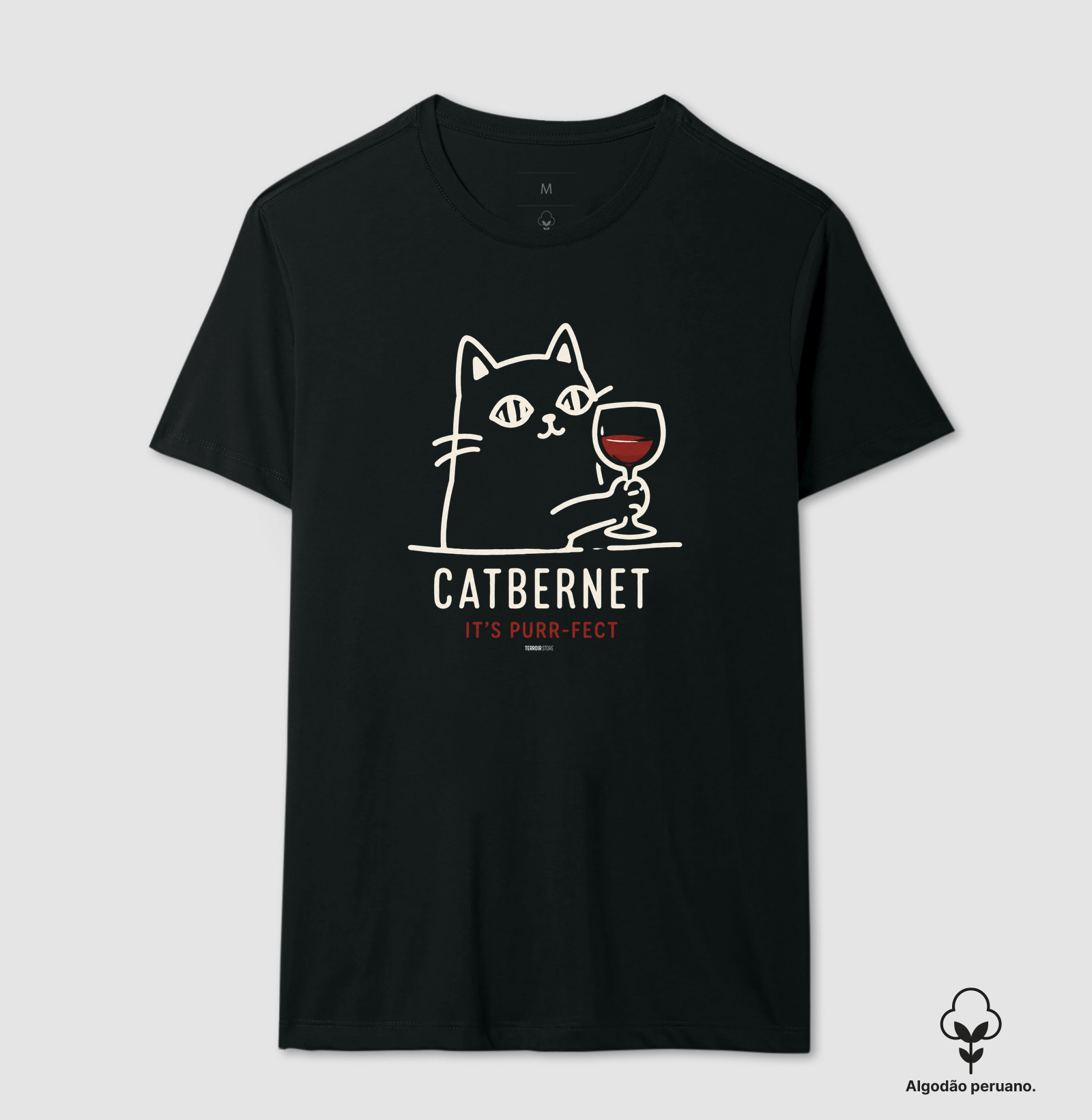 Camiseta Vinho - Catbernet – It’s Purr-fect