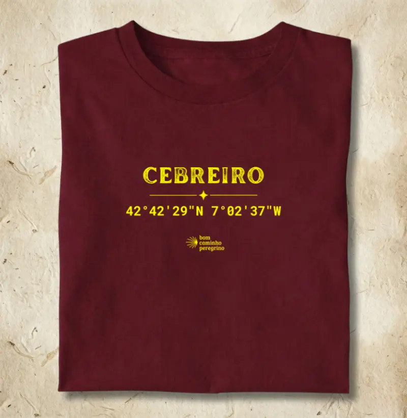 Camiseta Coordenadas Cebreiro