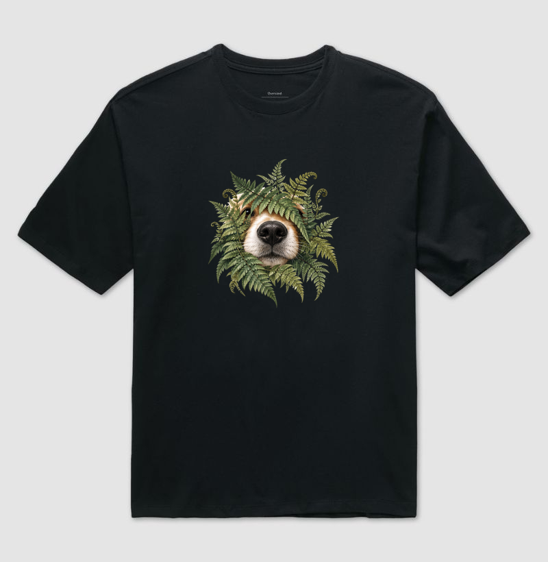 Focinho Atrás da Samambaia - Camiseta Oversized