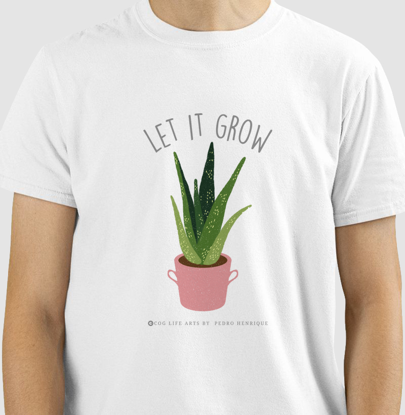 Camiseta Adulto Let it grow by Pedro Campos