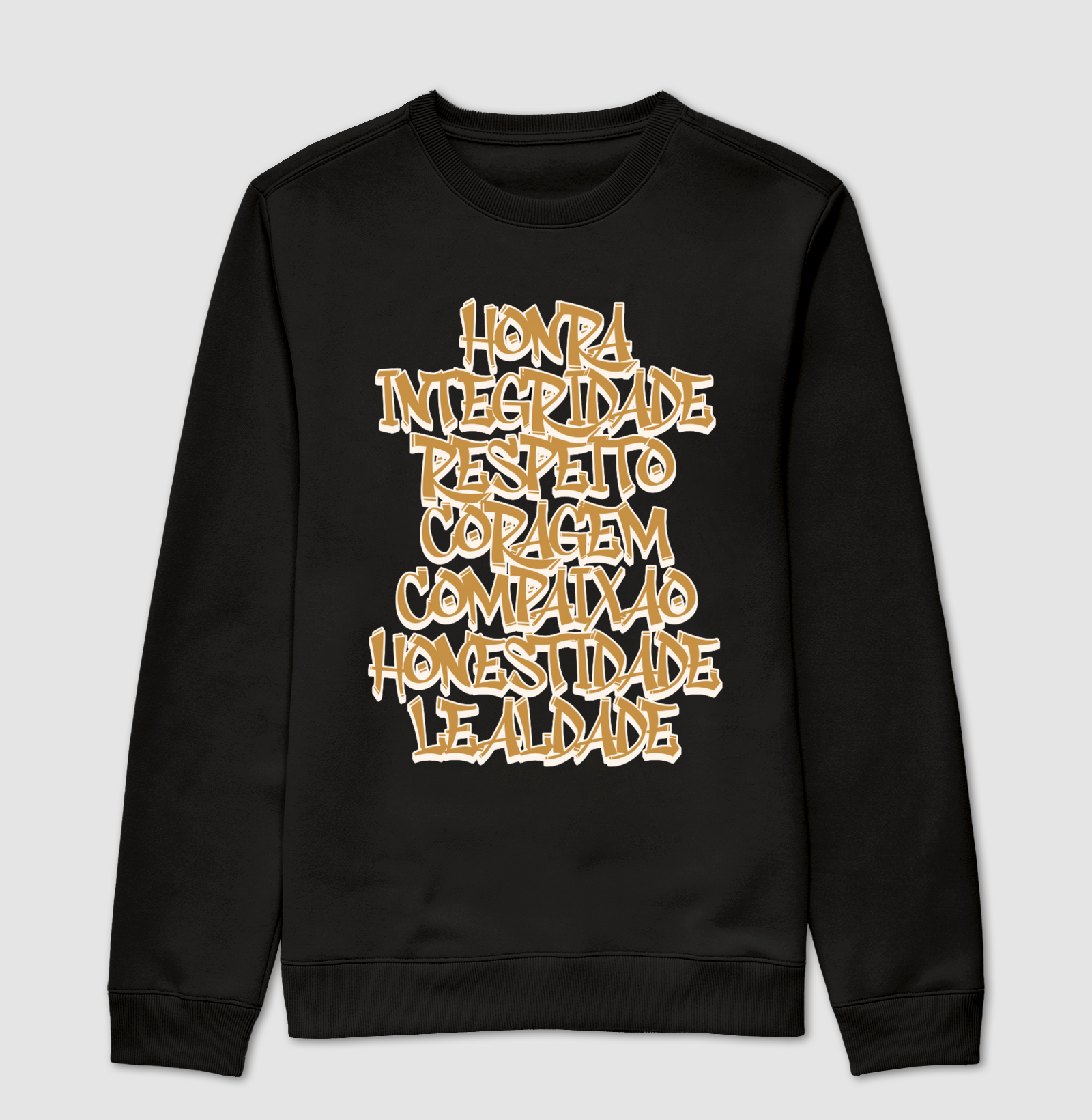 Suéter Moletom Princípios do Bushido