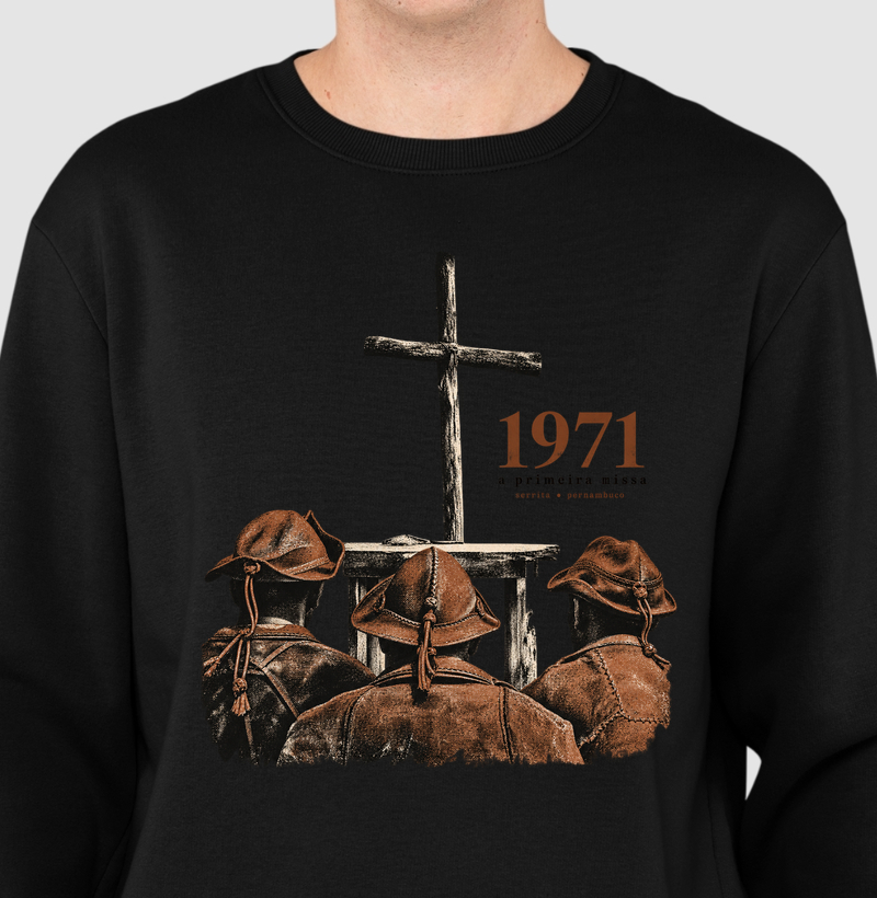 1971 / A Primeira Missa - Suéter Moletom