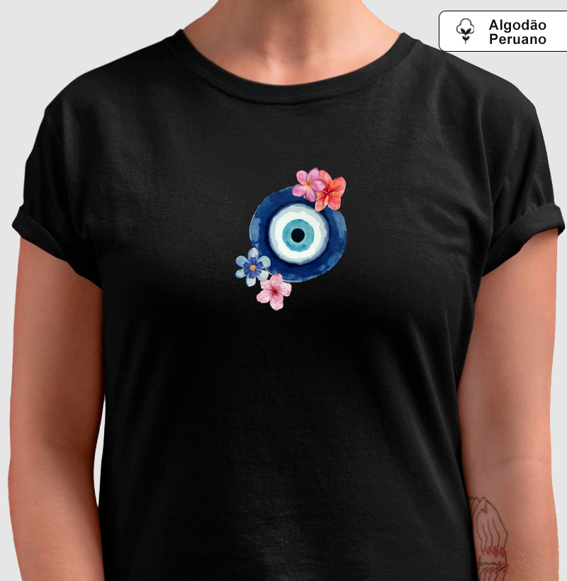 CAMISETA PROTEÇÃO FLORAL