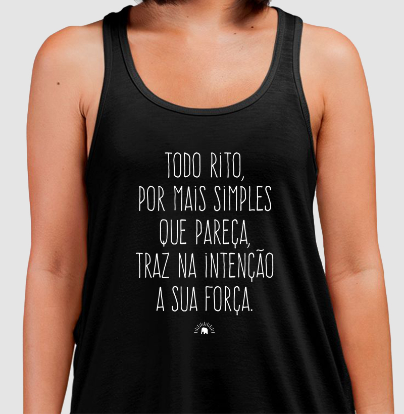 Todo rito traz na intenção a sua força