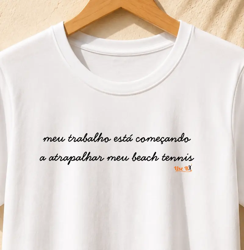 Meu trabalho está começando a atrapalhar meu beach tennis