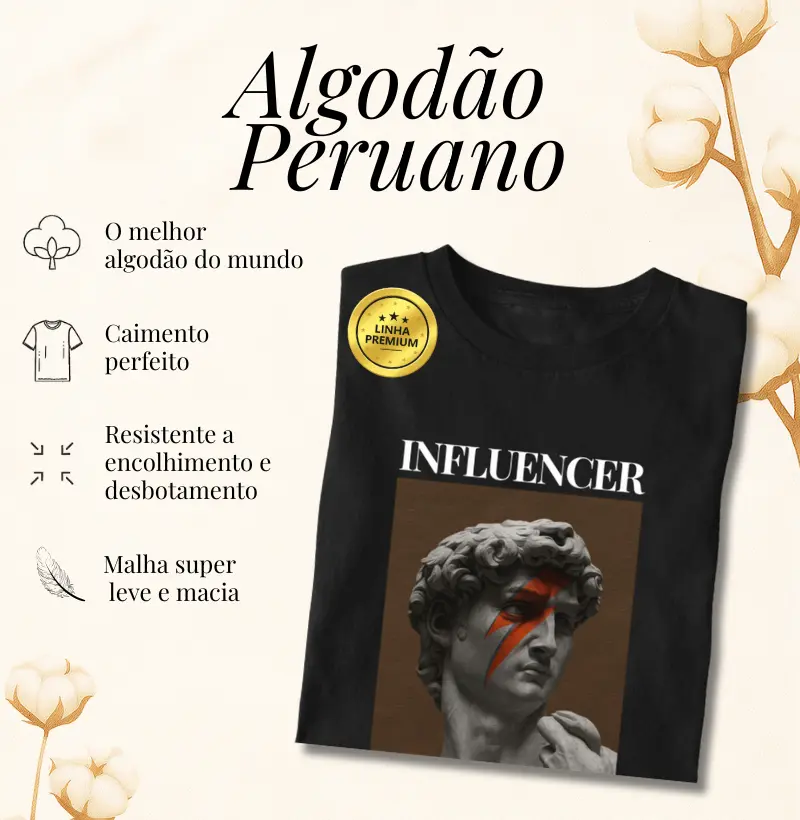 Algodão Peruano - David Stardust