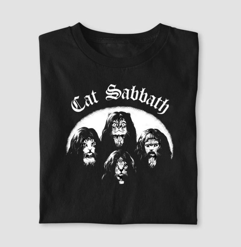 Camiseta Cat sabbath