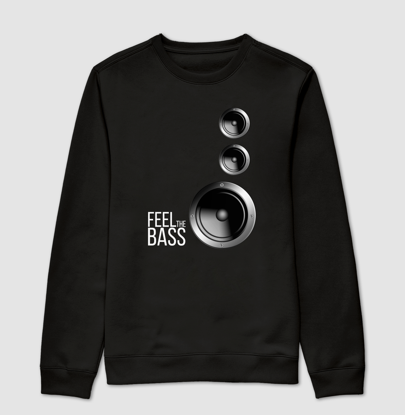Feel the Bass - Suéter Moletom