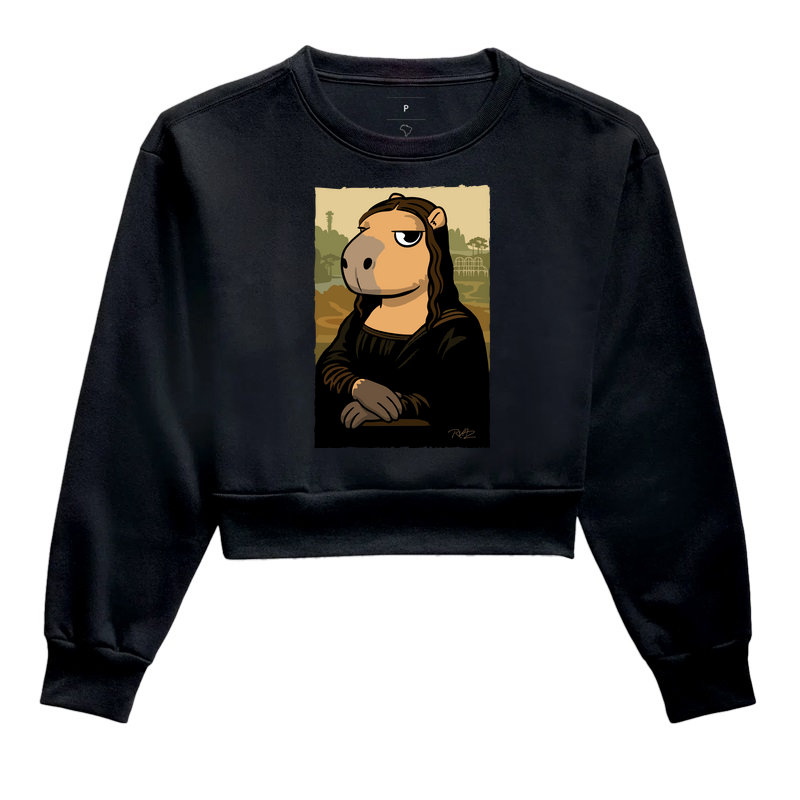 Camiseta Capylisa - Cropped Moletom