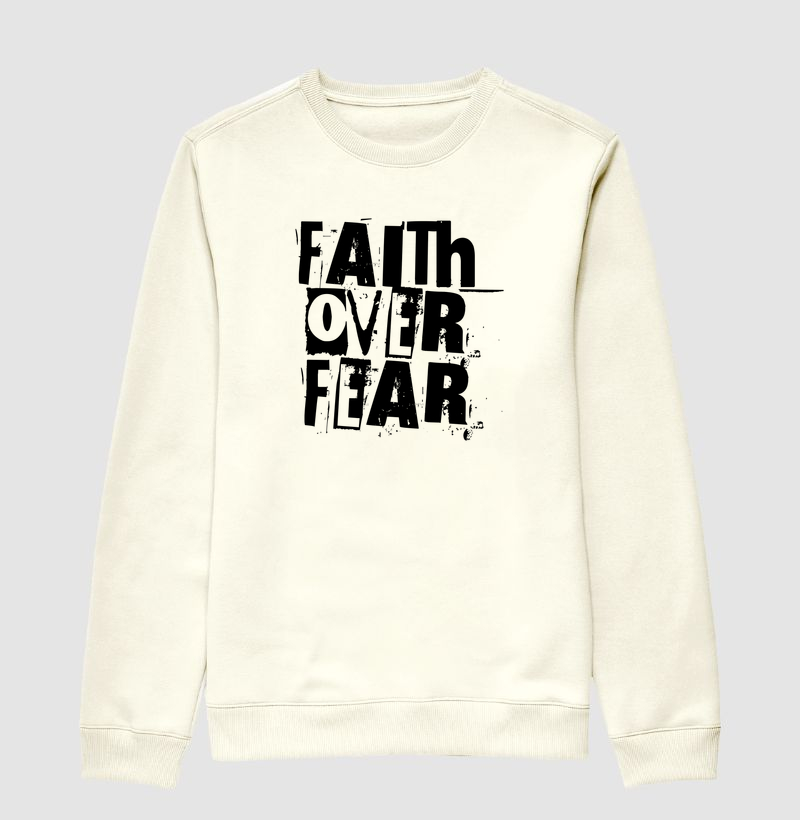 Faith Over Fear - Estampa Preta