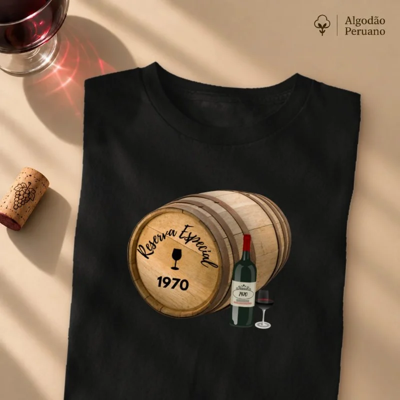Camiseta Reserva Especial 1970 - Camiseta Algodão Peruano