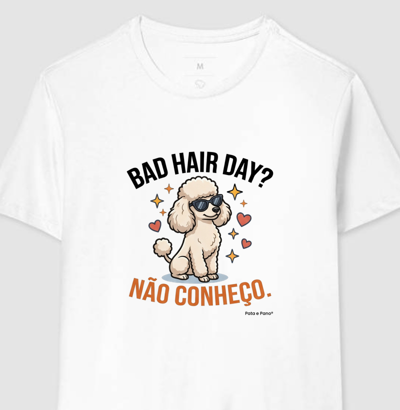 CAMISETA POODLE BAD HAIR - Camiseta
