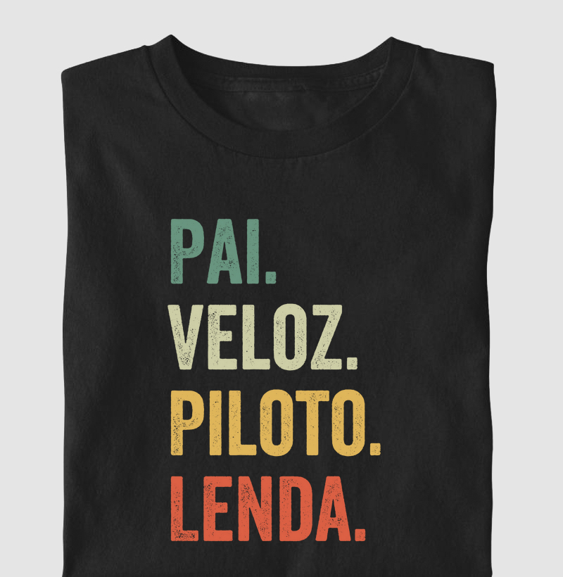 Pai. Veloz. Piloto. Lenda.