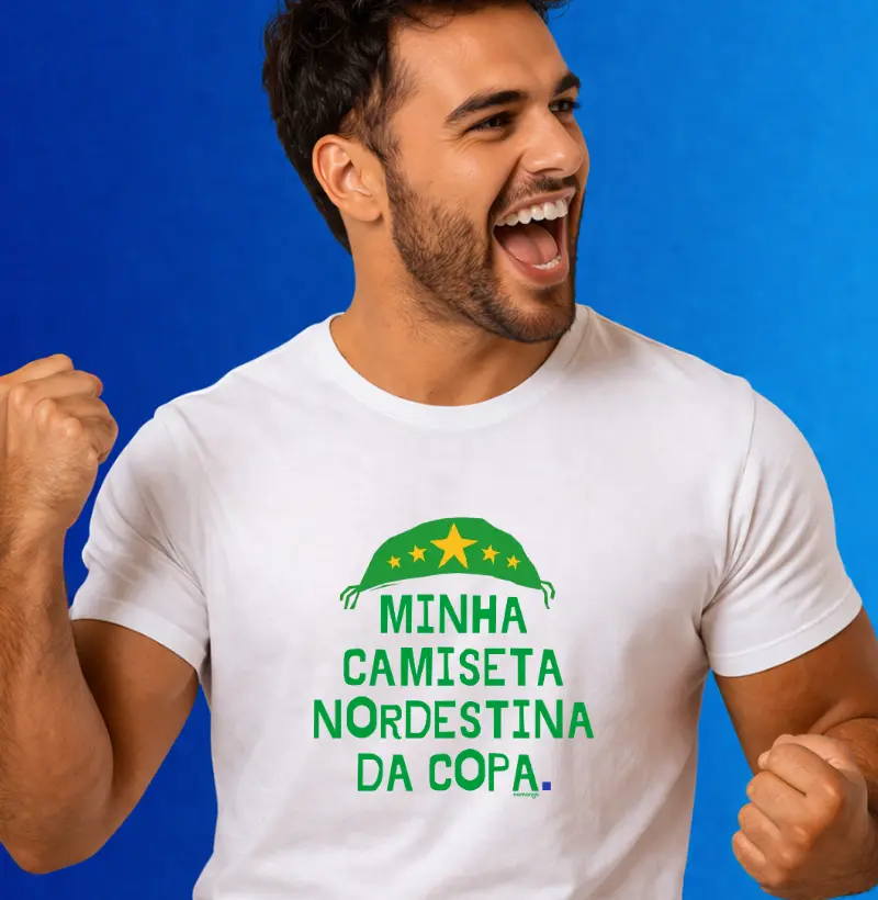 Minha Camiseta Nordestina da Copa