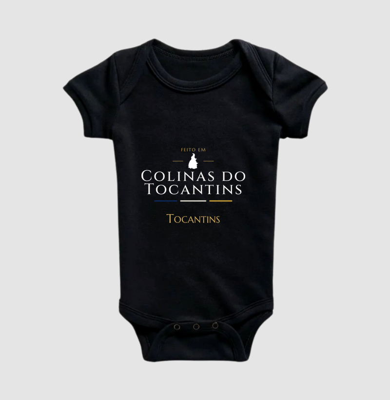 Feito em Colinas do Tocantins TO - Body Infantil