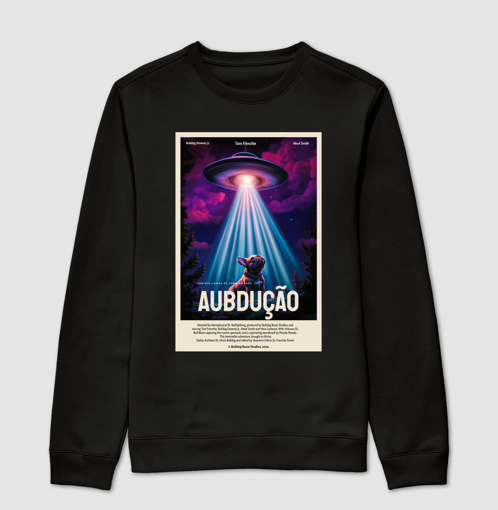 Sueter Bulldog Frances "Aubdução"