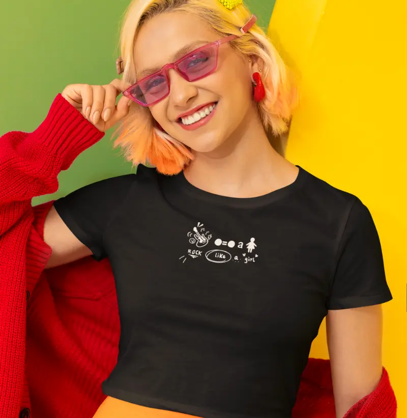 Cropped Girl Power by Talita Marquezinho