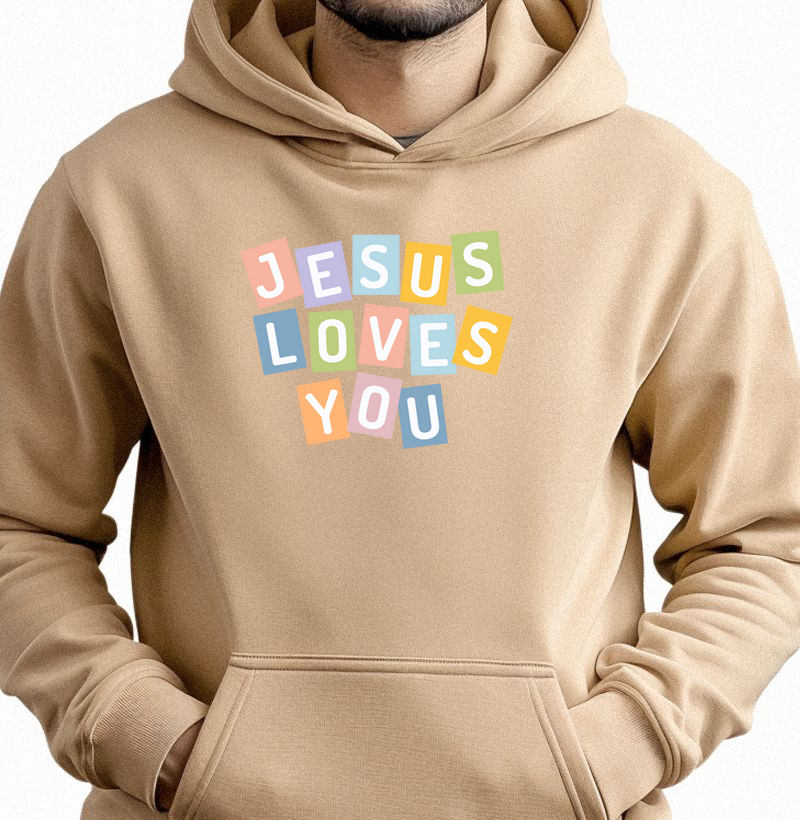 Jesus Loves You Moletom Hoodie