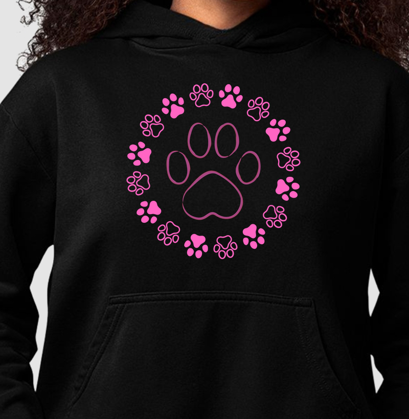 Círculo de Patas - Moletom Hoodie