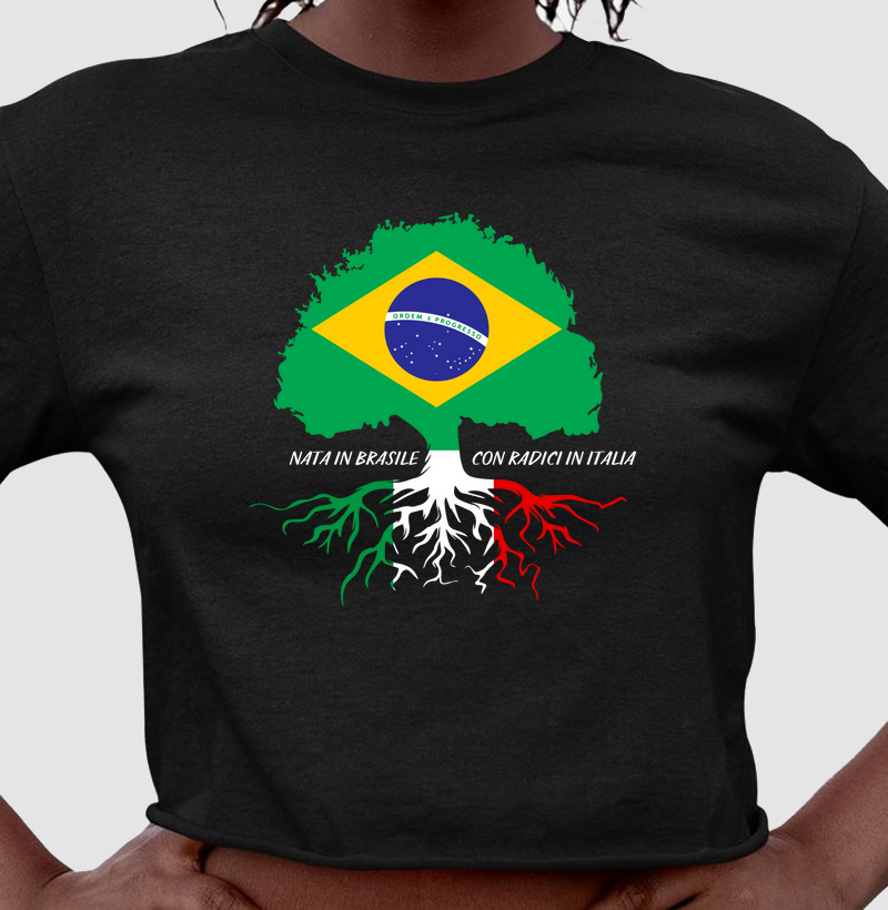 Nascida no Brasil com raízes na Itália