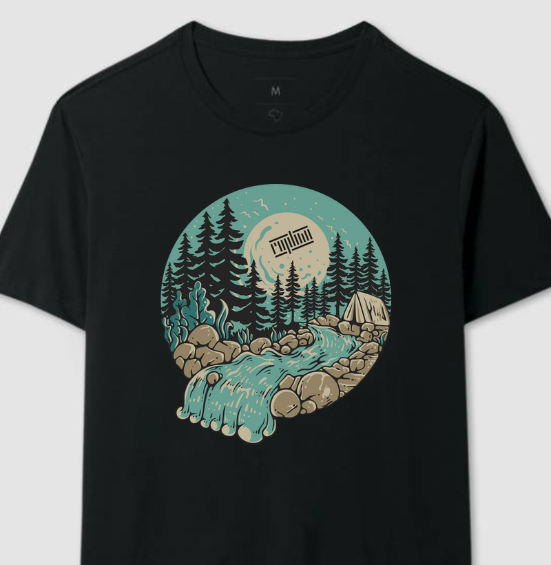 Cachoeira na floresta