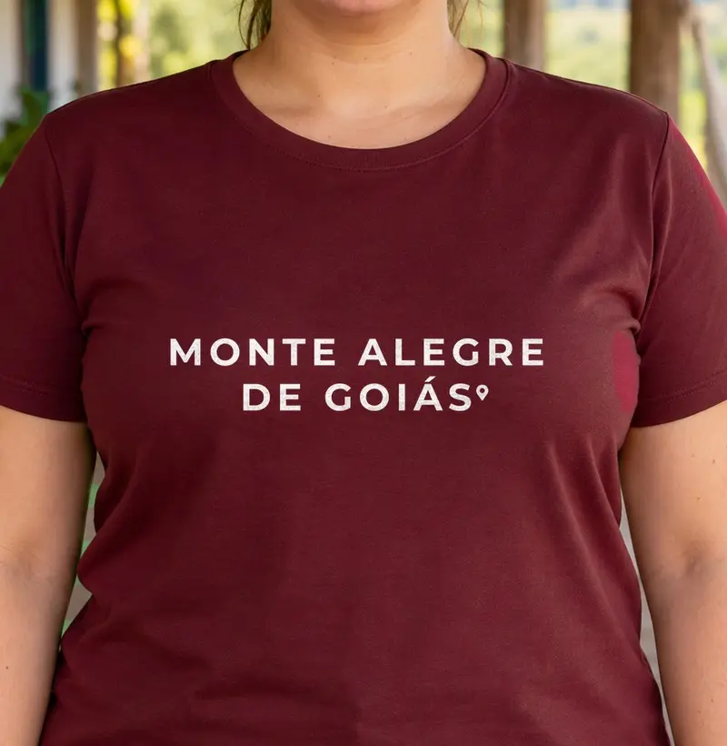 Monte Alegre de Goiás | Pin GO - Camiseta
