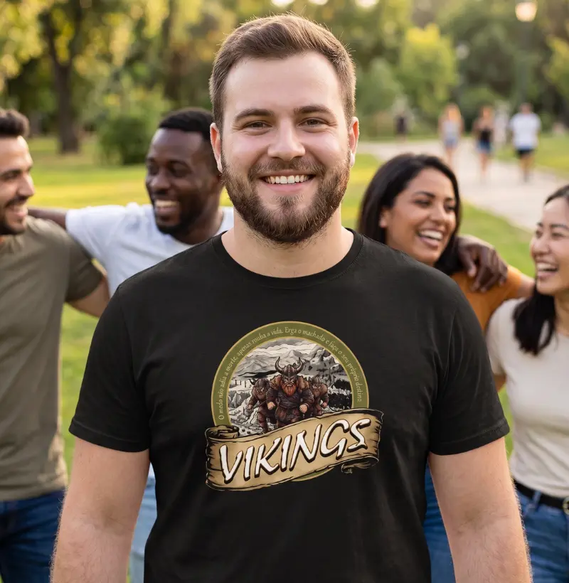 Camiseta Viking Pergaminho