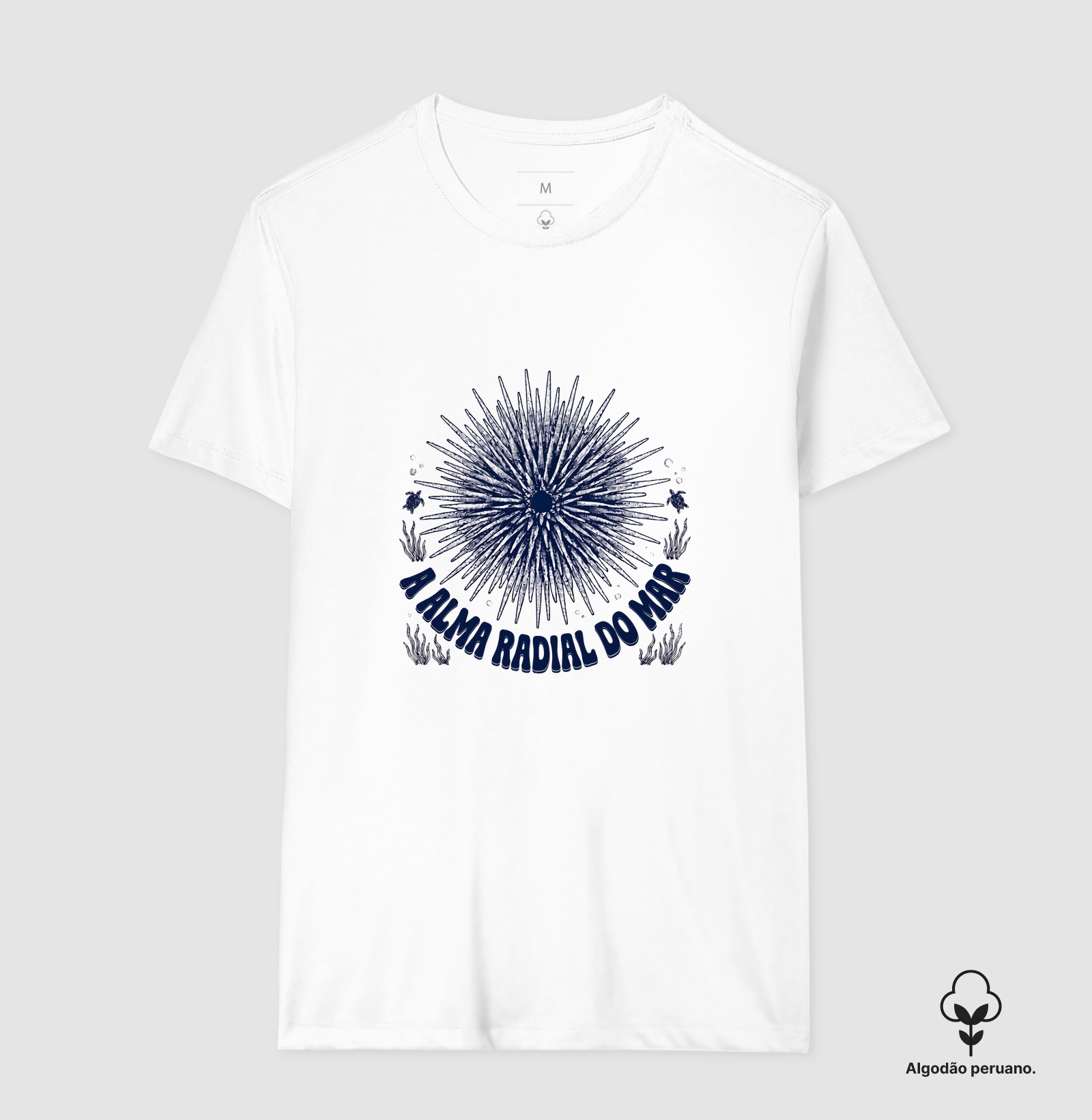 Camiseta A Alma Radial do Mar - (Ouriço do Mar)