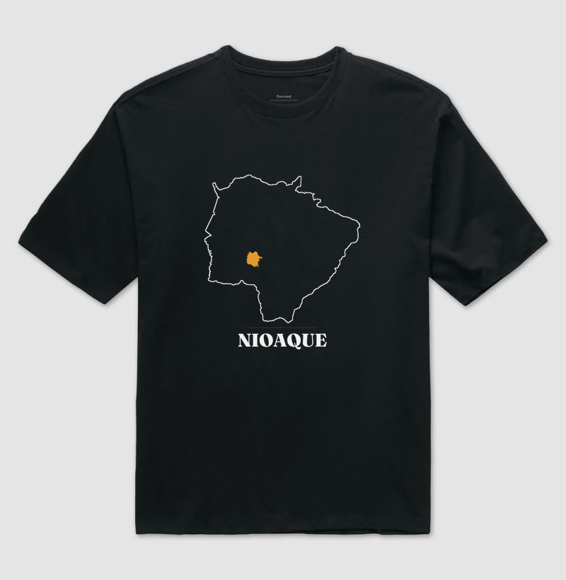 Nioaque | Traço MS - Camiseta Oversized